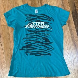 Vintage Steel Panther Concert Tee Hair Metal Band Shirt